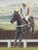 1984 Cheltenham Gold Cup Original Equestrian Oil Painting Signed by Jockeys John Francome and Phil Tuck. For Sale - Image 13 of 18