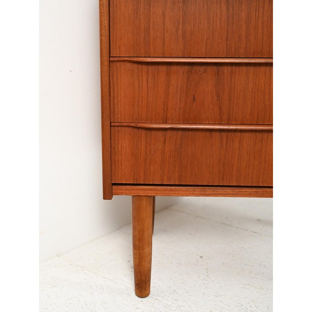 1960s Scandinavian Teak Chest of Drawers, 1960s For Sale - Image 5 of 10