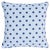 Contemporary Schumacher Otis Hand Print 18" Pillow in Blue For Sale - Image 3 of 3
