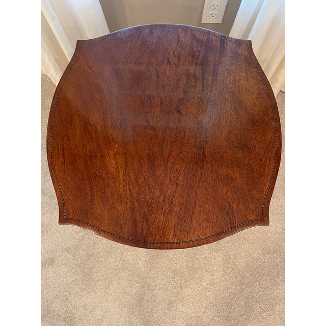 Wood 1980s Kindel Mahogany Side Table From Their Winterthur Reproduction Collection For Sale - Image 7 of 16
