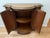 Baker Furniture Company Vintage Baker Furniture Walnut Wood Demilune Console or Bar Cabinet For Sale - Image 4 of 8