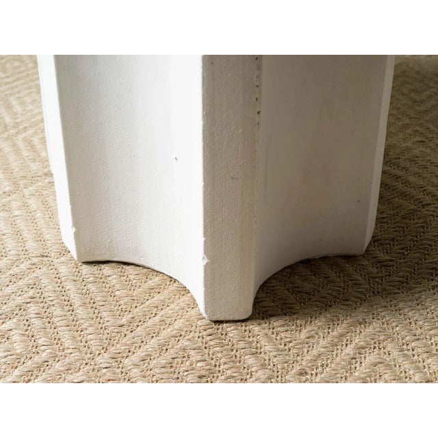 2020s Cast Stone Fluted Cocktail Table For Sale - Image 5 of 6