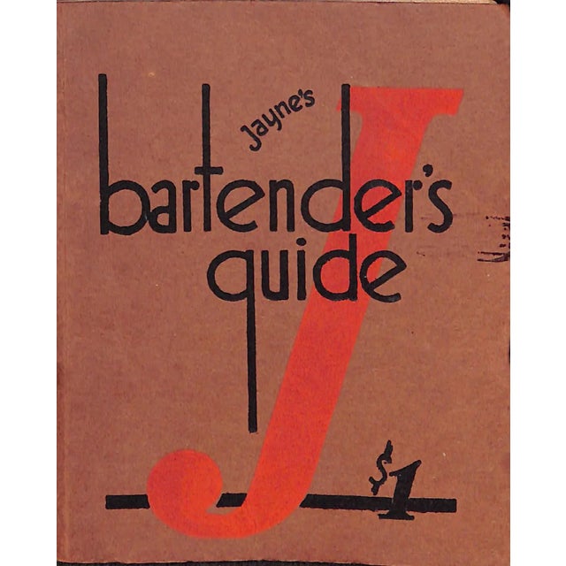 Art Deco Jayne's Bartenders Guide For Sale - Image 3 of 3