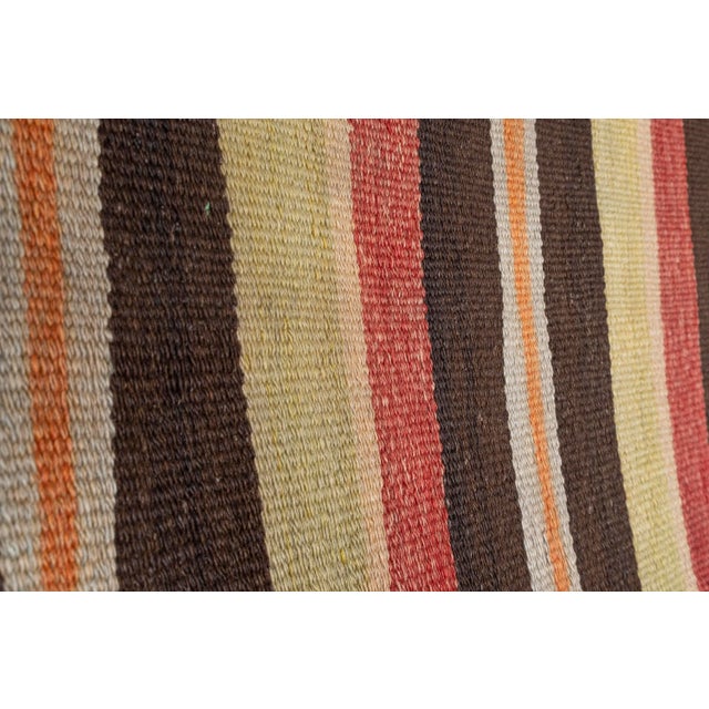 Vintage Colorful Striped Turkish Kilim Runner 2'6" X 8' For Sale In Philadelphia - Image 6 of 10