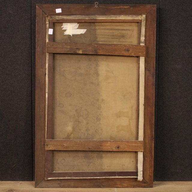 Italian Artist, Portrait of a Child, 1921, Oil on Canvas For Sale - Image 14 of 17