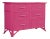 Aruba Six-Drawer Dresser - Bright Pink For Sale