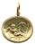 1990s 14k Gold Signature Classical Revival Cupid Medallion For Sale