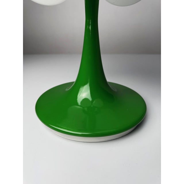 Forest Green Vintage Spanish Lyma Table Lamp, 1970s For Sale - Image 8 of 9
