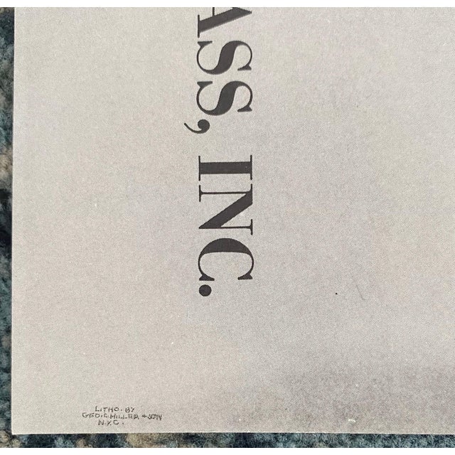 William King William King (b.1925), Vintage Lithograph Poster William King Terry Dintenfass Gallery NYC For Sale - Image 4 of 6