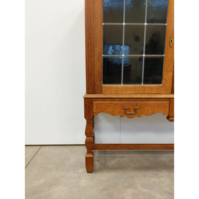 Vintage Danish Oak Cabinet / Sideboard For Sale In New York - Image 6 of 8