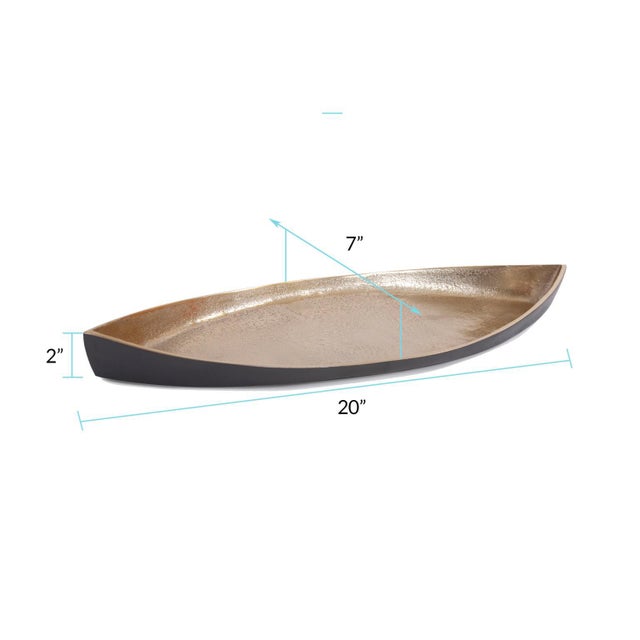Metal Jordan Aluminum Canoe Tray For Sale - Image 7 of 8
