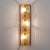 Modern Sconces in Brass and Milk White Murano Glass and Amber Glass, 2000, Set of 2 For Sale - Image 3 of 14