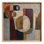 Totem, Contemporary Abstract Geometric Oil Painting Framed by Sophie Dumont For Sale