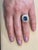 Ceylon Blue Sapphire and Diamond 18 Karat White Gold Cocktail Ring For Sale - Image 13 of 18