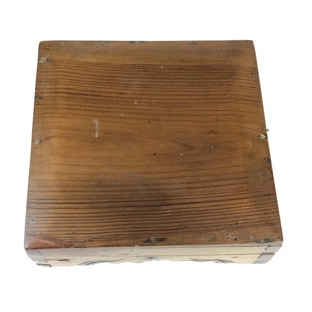 Antique Asian Treasure Wooden Box For Sale - Image 4 of 11
