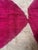 Bauhaus Moroccan Beni Ouarain Rug with Abstract Pink Decor, 1990 For Sale - Image 3 of 14