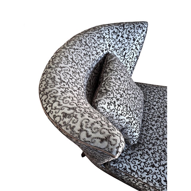 Silver Pair of Donghia Modern "Geneva" Club Chairs For Sale - Image 8 of 18