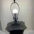 1940s Pagoda Metal Earthy Color Faux Painted Lamp For Sale - Image 10 of 10