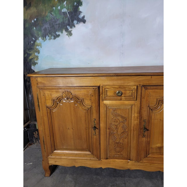 Large Sideboard in Light Cherrywood, 1890s For Sale - Image 4 of 13