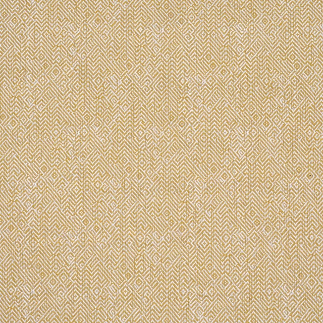 Sample - Schumacher Leona Performance Fabric In Yellow For Sale