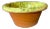 Italian Puglian Terracotta Passata Bowl “Schizzato” Splatterware Bowl in the Style of Cabana For Sale