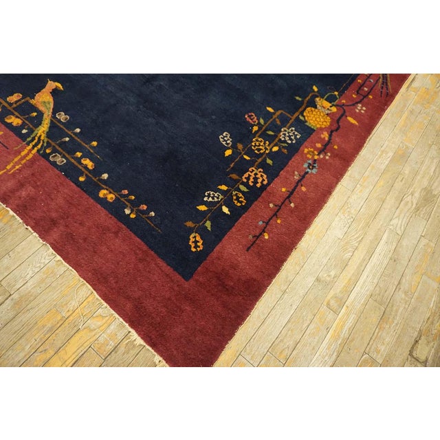 1920s Chinese Art Deco Carpet For Sale - Image 11 of 12