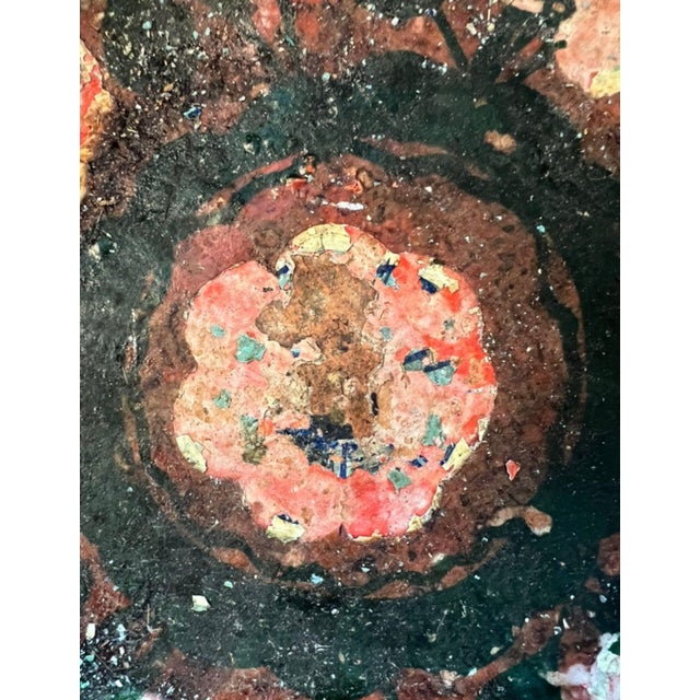 1990s 1990s Folk Art Hand-Painted Gourd Bowl For Sale - Image 5 of 9