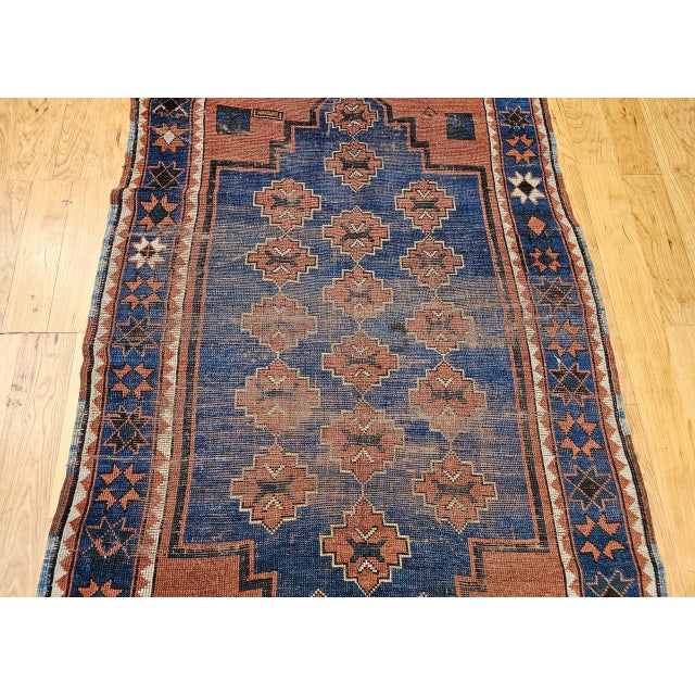 Antique Caucasian Kazak Bordjalou Rug, Hand-Knotted Wool, Late 1800s, 4' x 6' For Sale - Image 15 of 18