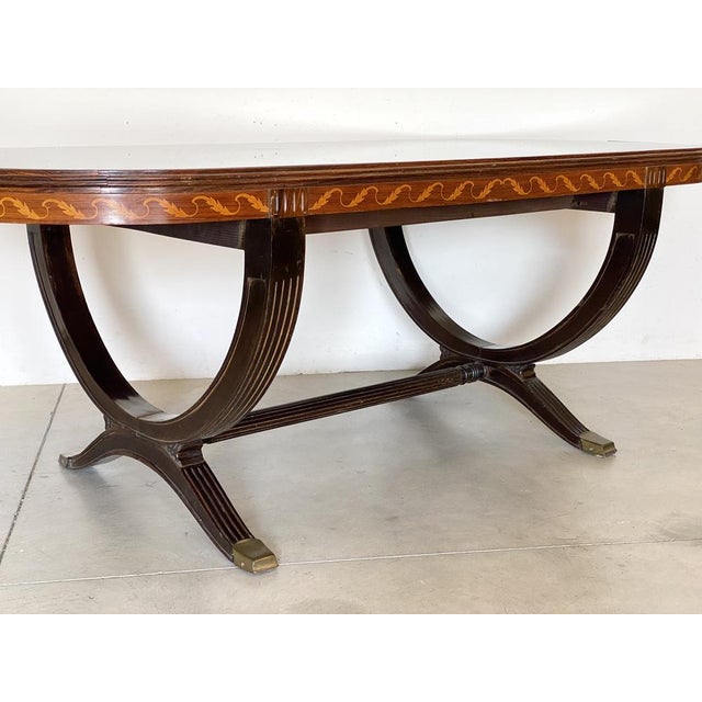 Aqua Paolo Buffa Style Table, 1940s For Sale - Image 8 of 18
