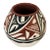 VintageJemez Pueblo Polychrome Pot Signed by r.n. Toya For Sale