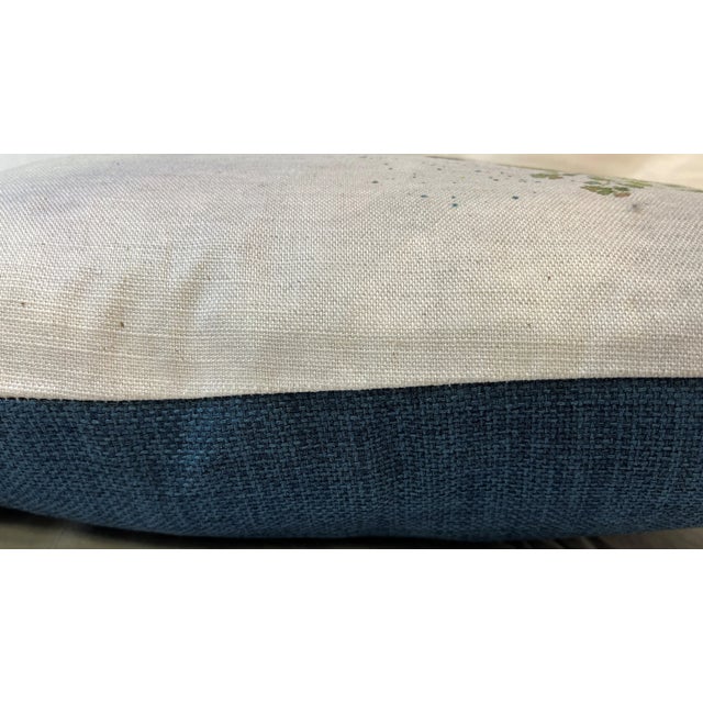 16" Square Pillow Embellished With a Stoic Silver Schnauzer Dog Portrait - Made in the U K For Sale - Image 11 of 12