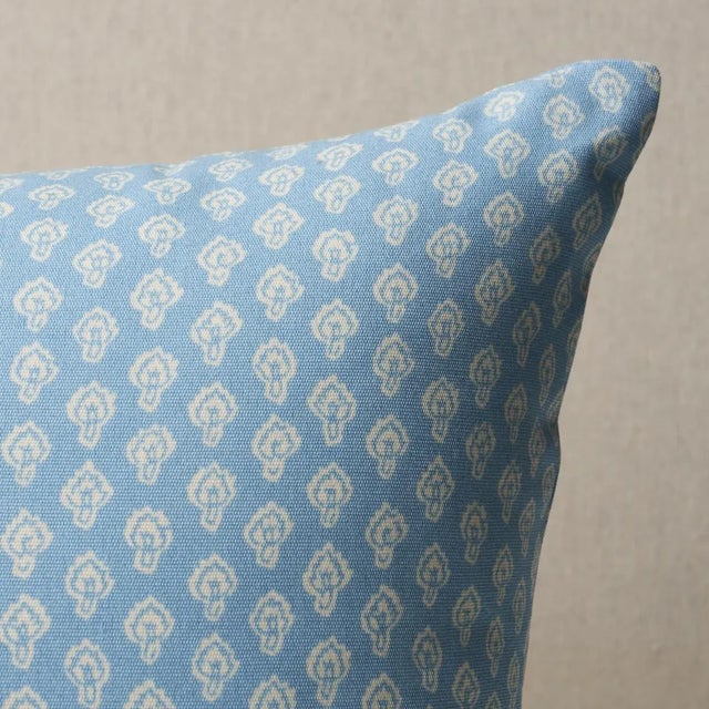 This pillow features Hyacinth Indoor/Outdoor by Mark D. Sikes for Schumacher with a knife edge finish. Inspired by...