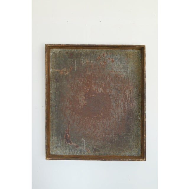 Antique Japanese Wall-Mounted Object / Rusted Tin Wall Art / Meiji-Showa / Ob336 For Sale - Image 13 of 17