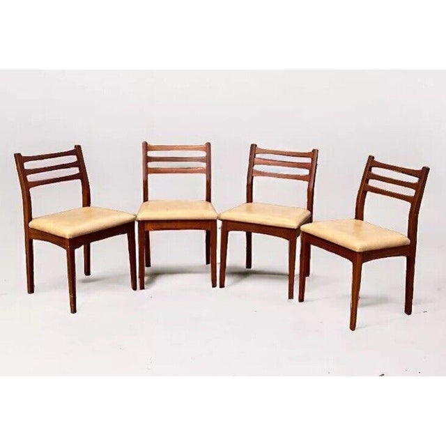 Mid-Century Rosewood Dining Table & Chairs, Set of 5 For Sale - Image 13 of 18