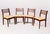 Mid-Century Rosewood Dining Table & Chairs, Set of 5 For Sale - Image 13 of 18