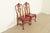 Queen Anne Berkey & Gay Antique Georgian Burled Walnut Side Chairs or Dining Chairs, Pair For Sale - Image 3 of 13