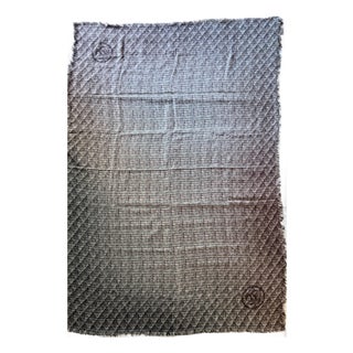 Chanel Large Silk Scarf Quilting, Tweed and Logo CC For Sale