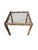 Vintage Carved Faux Bois Mid Century Side Table Hollywood Regency Carved Wood For Sale - Image 11 of 18