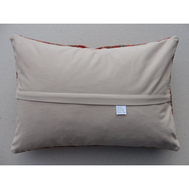 Lumbar Kilim Rug Pillow Cover For Sale - Image 10 of 10