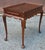 Queen Anne Vintage Virginia Galleries by Henkel Harris Queen Anne Style Mahogany Silver Table For Sale - Image 3 of 12