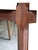 1980s Large Vintage Rustic Mahogany Wall Mirror, 1980s For Sale - Image 5 of 6
