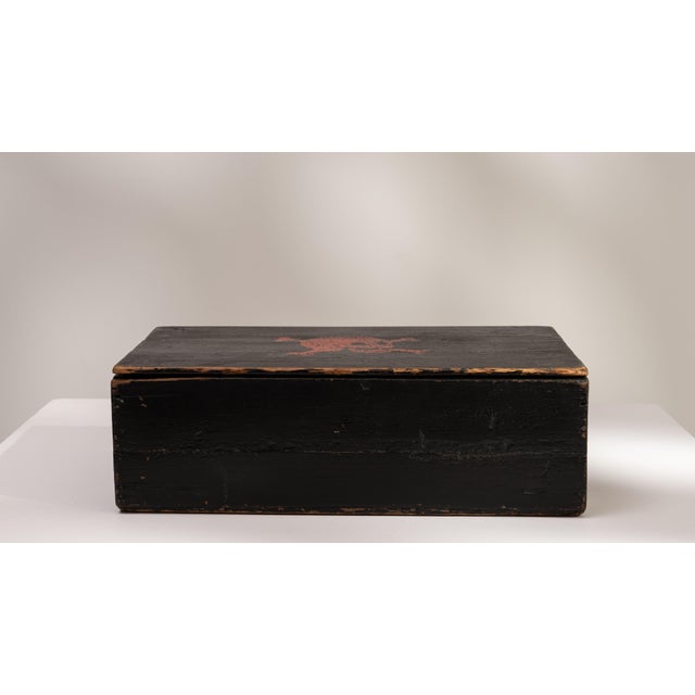 19th Century France Black Wood Box For Sale - Image 17 of 18