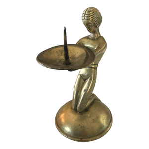 Sculptural Candlestick by Albert Gustav Bunge, 1920s