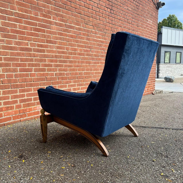 Mid 20th Century Vintage Castro Convertible “Arden” Lounge Chair and Ottoman For Sale - Image 5 of 9