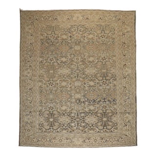 Early 20th Century Gray Persian Malayer Rug - 10'7" x 13'10" For Sale