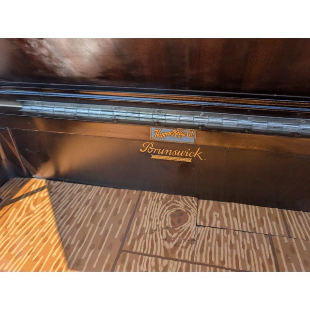 Brown Horner-Kelly for Brunswick Repurposed Antique Phonograph Cabinet With Storage Drawers For Sale - Image 8 of 12