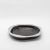 Modern Bowl in Black Shell With Stainless Steel Details by R&y Augousti For Sale - Image 3 of 12