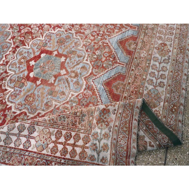 Galerie Shabab Collection Early 20th Century Persian Shiraz Accent Carpet For Sale - Image 9 of 10