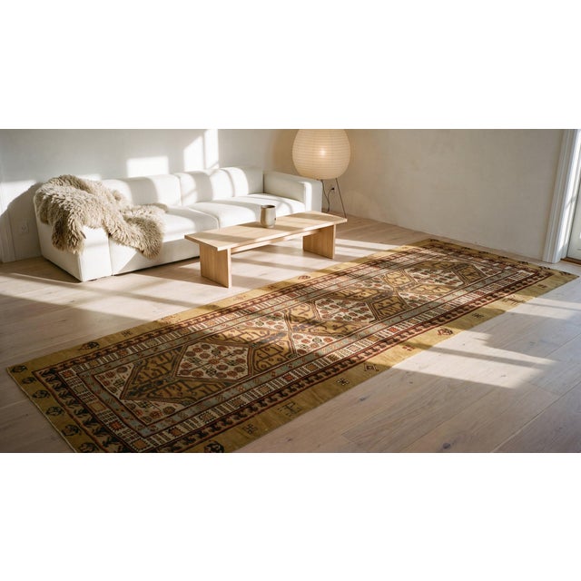 Late 19th Century Persian Serab Runner Carpet For Sale - Image 11 of 12