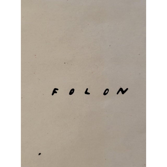 Paper Poster from Jean Michel Folon Rufus, 1981 For Sale - Image 7 of 10